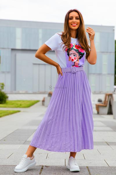 Obuwie do plisowanej spódnicy