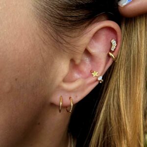 Odkryj piercing ucha: wszystkie nazwy kolczyków i ich znaczenie